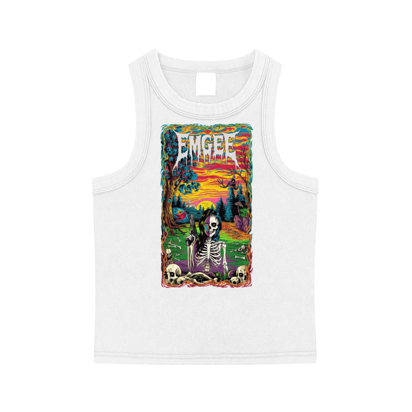 EMGEE Snow Washed Tank Top