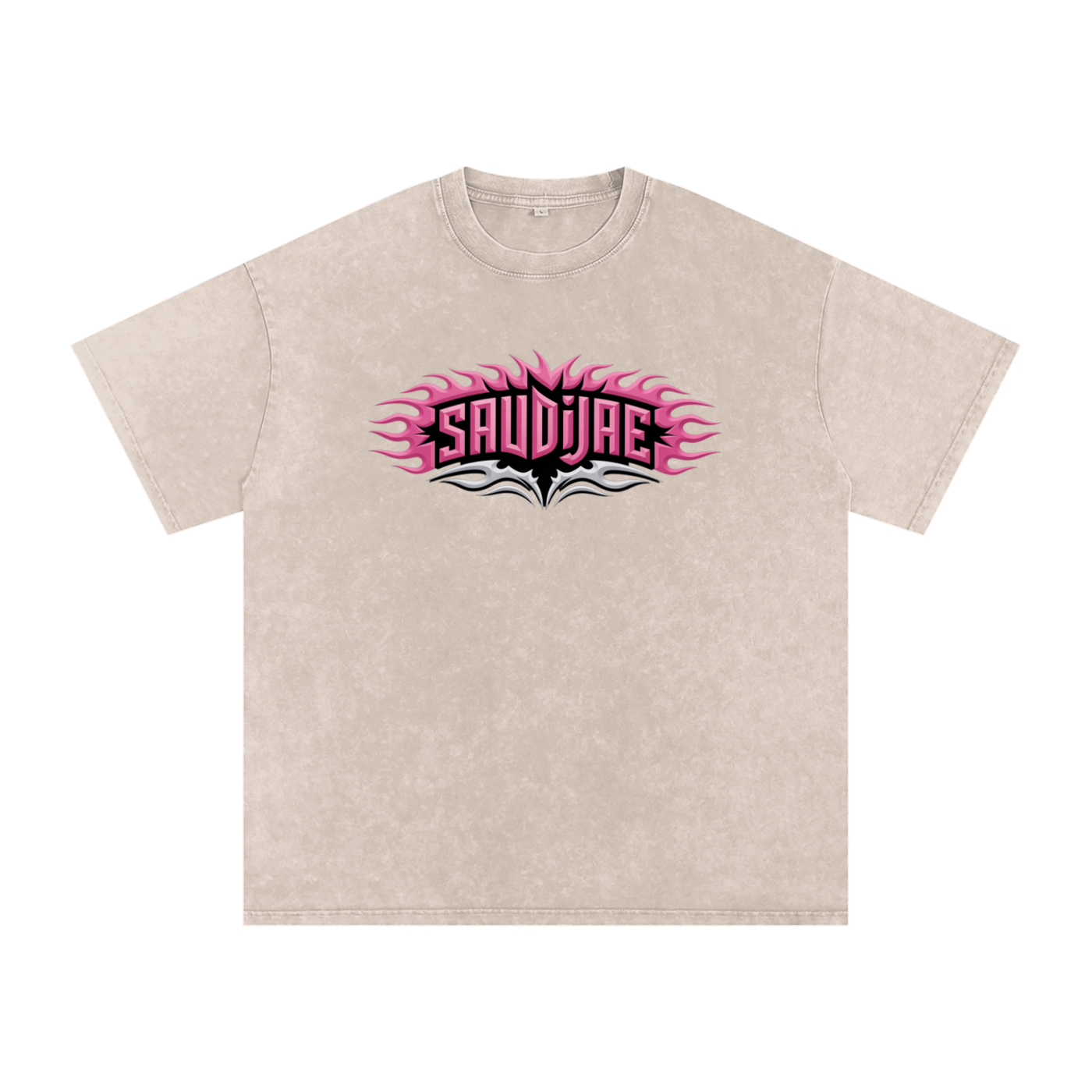 SaudiJae Acid Wash Oversize T-Shirt