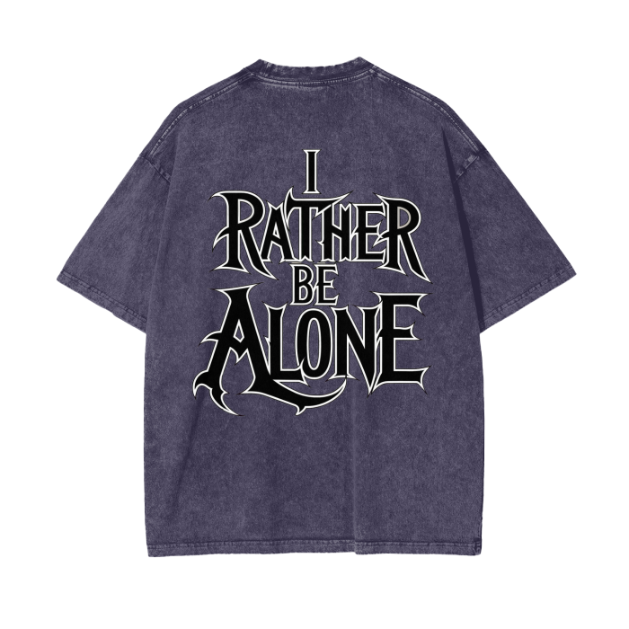Aonaran Graphic Acid Wash Oversize T-Shirt