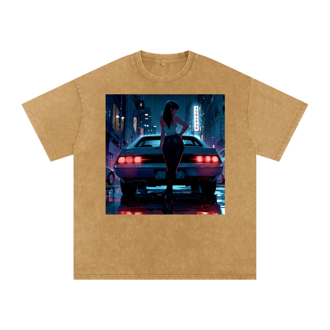 Aonaran 1 OFF Acid Wash Oversize T-Shirt
