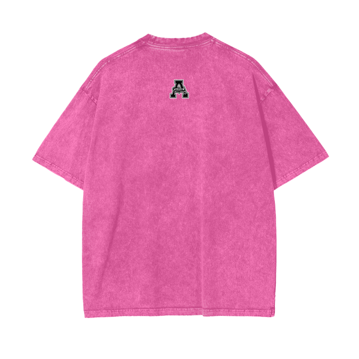 Aonaran Graphic Acid Wash Oversize T-Shirt