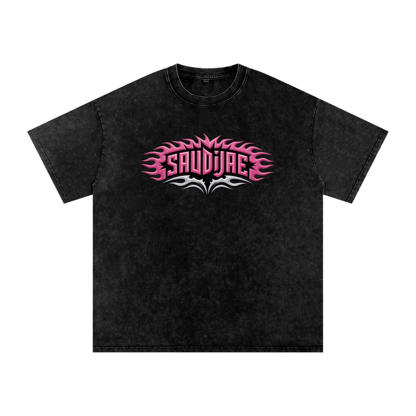 SaudiJae Acid Wash Oversize T-Shirt