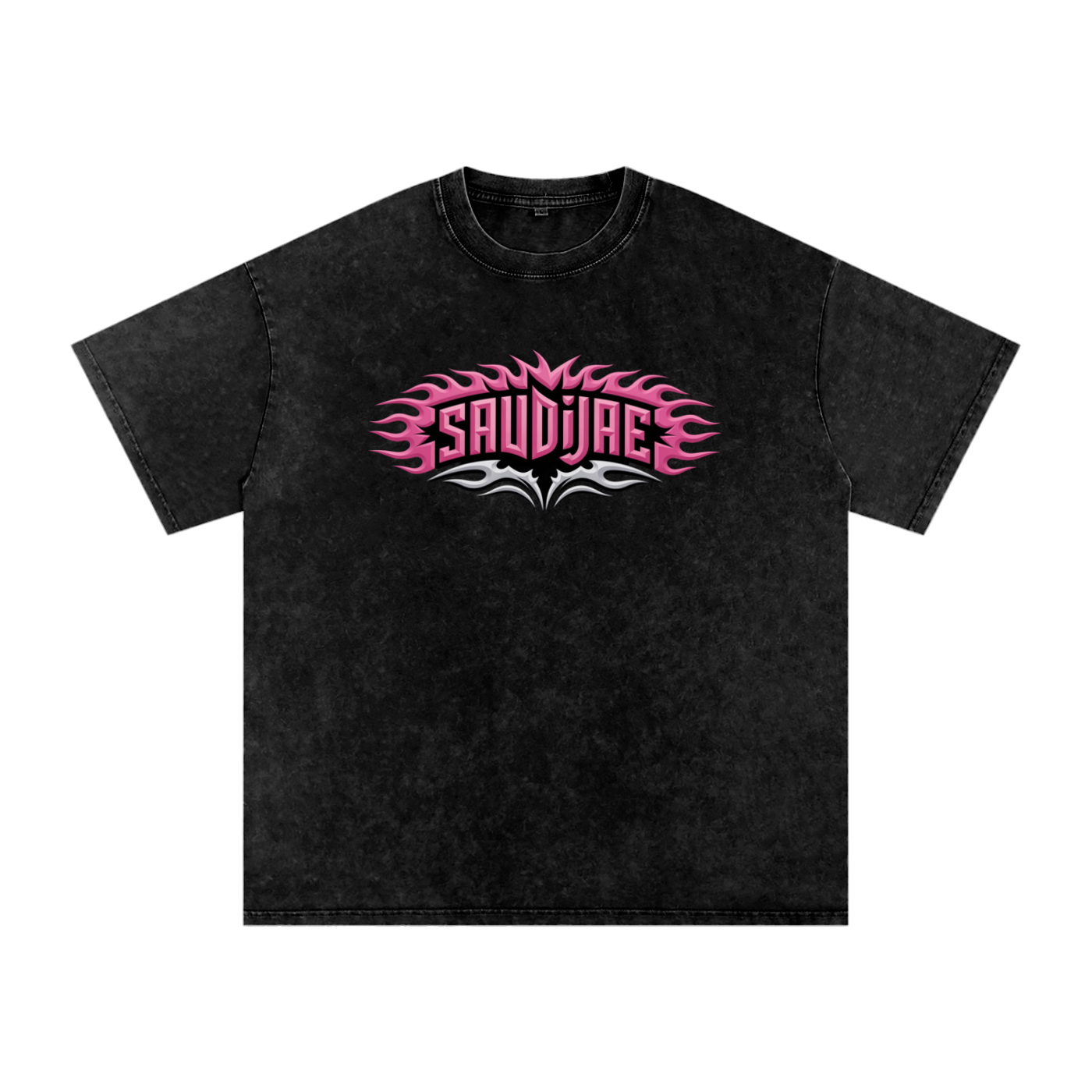 SaudiJae Acid Wash Oversize T-Shirt