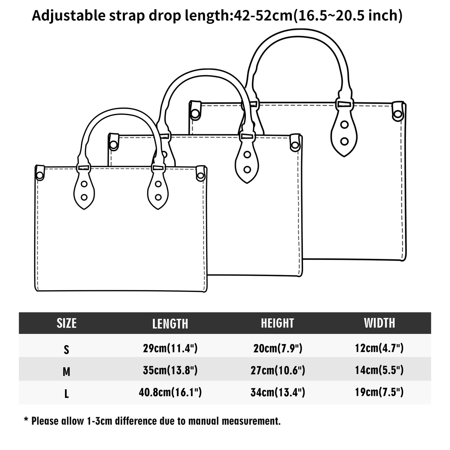Aonaran Clean Slate Leather Handbag