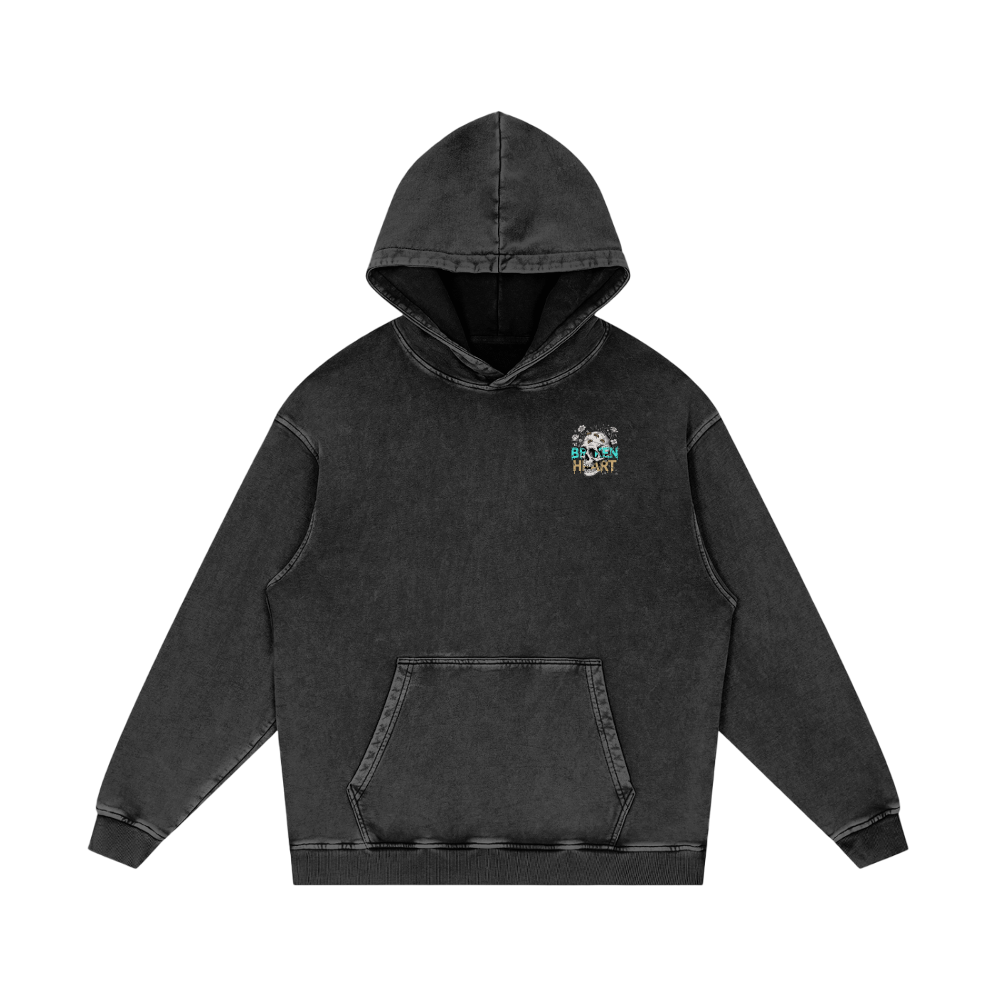Aonaran 1 OFF Acid Wash Oversize Hoodie