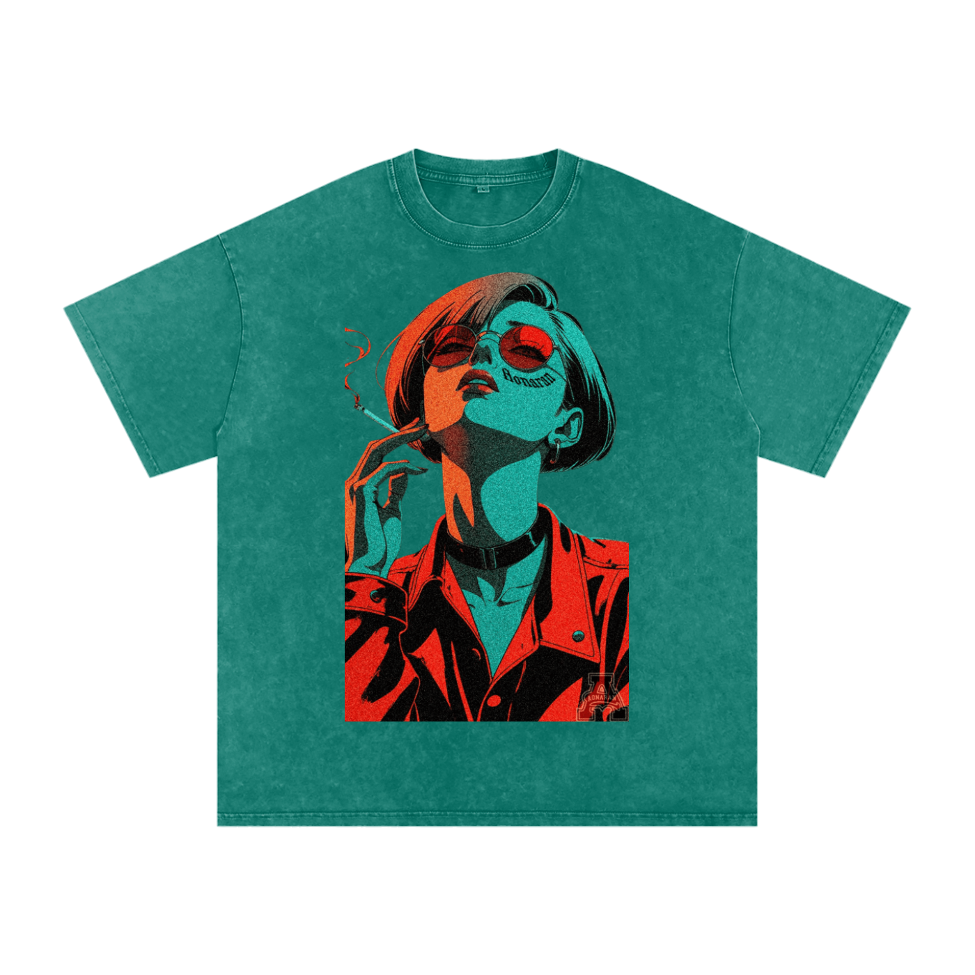 Aonaran 1 OFF Acid Wash Oversize T-Shirt