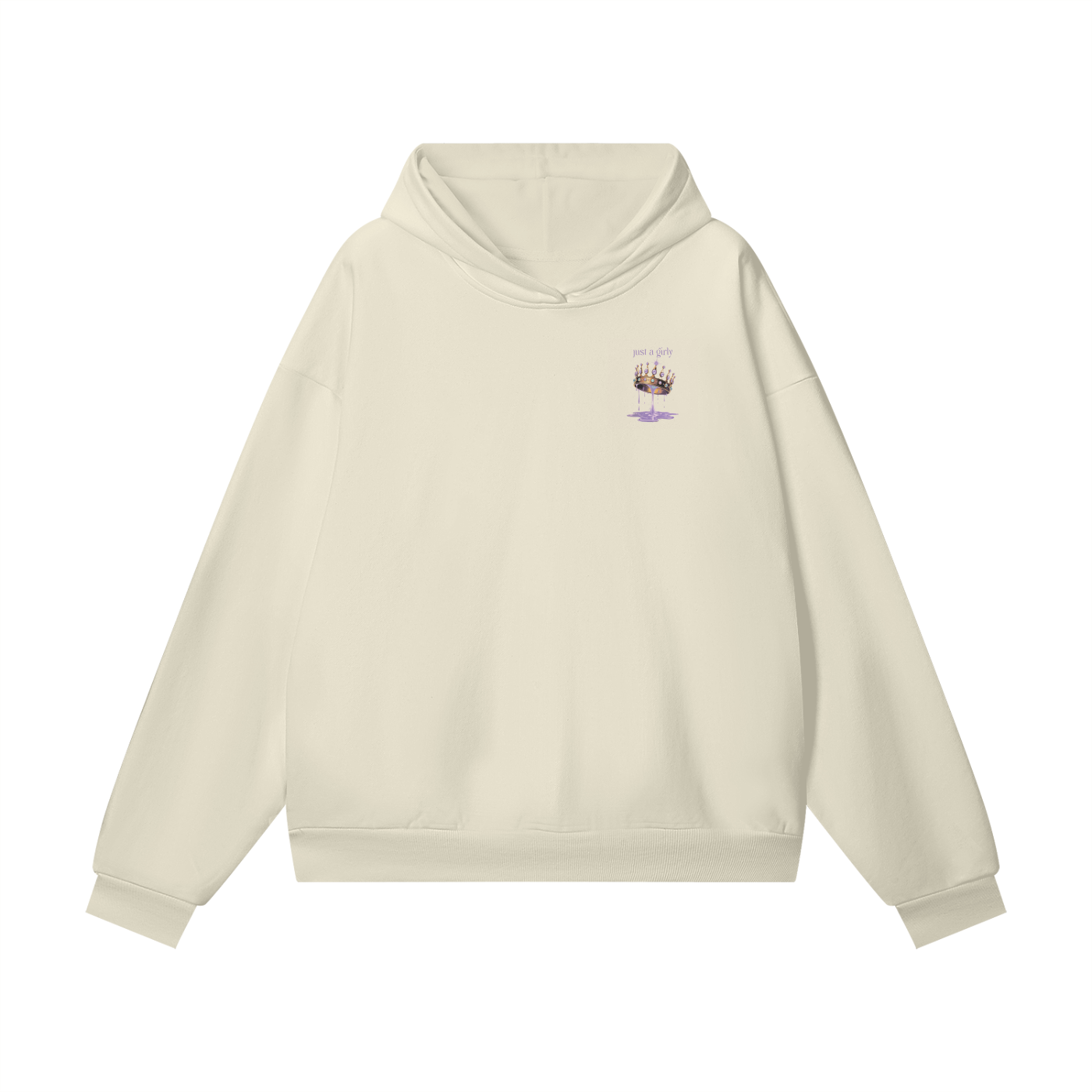 Khaleesi Oversize Heavyweight Hidden Pocket Fleece Hoodie