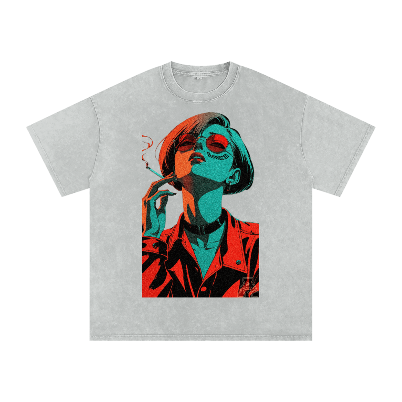 Aonaran 1 OFF Acid Wash Oversize T-Shirt