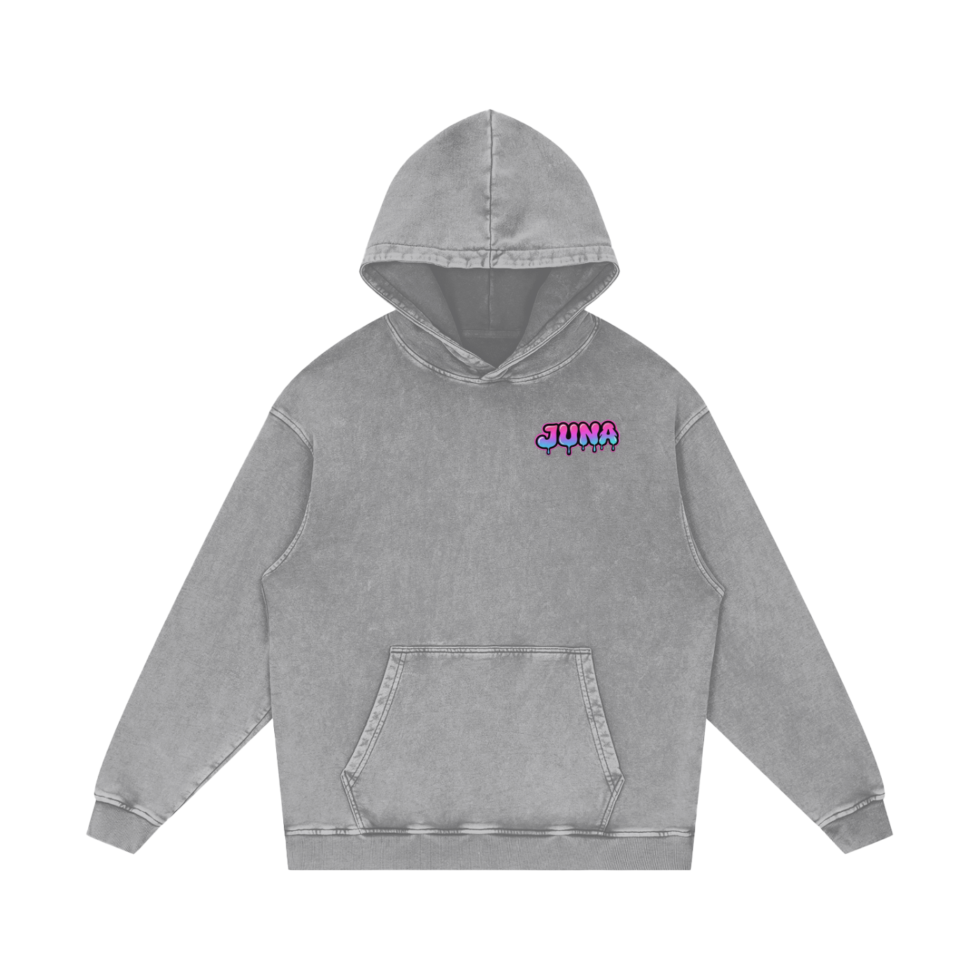 Juna Acid Wash Oversize Hoodie