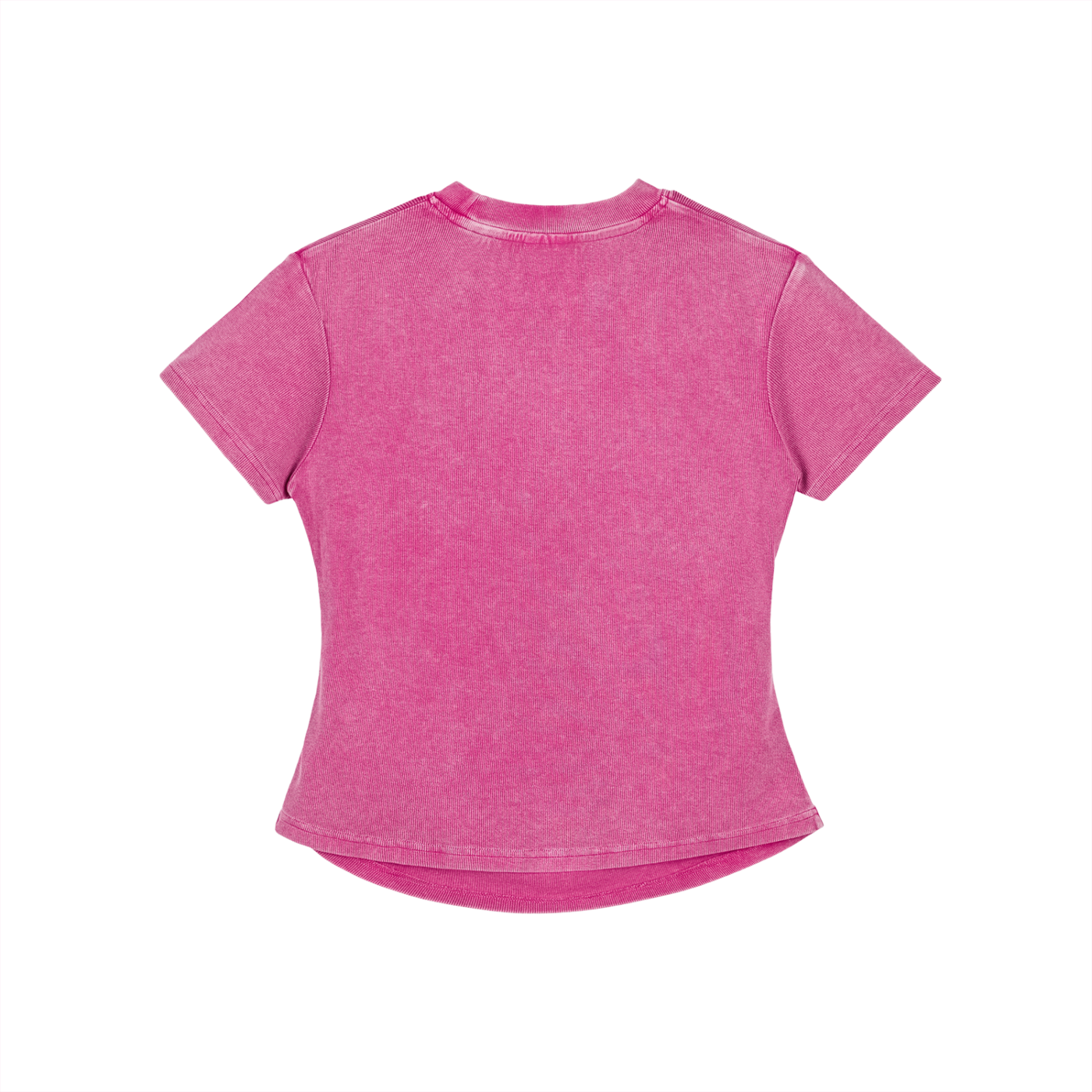 DIDI Season 2 Vintaged-Wash Bodycon Cotton T-Shirt