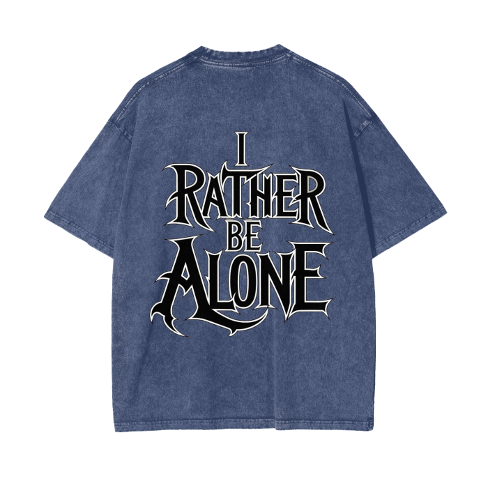 Aonaran Graphic Acid Wash Oversize T-Shirt