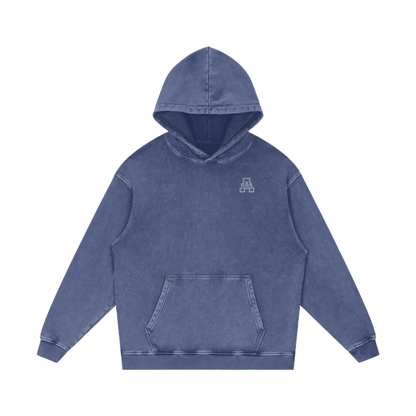 Allysinz Acid Wash Oversize Hoodie