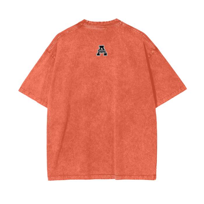 Aonaran Graphic Acid Wash Oversize T-Shirt