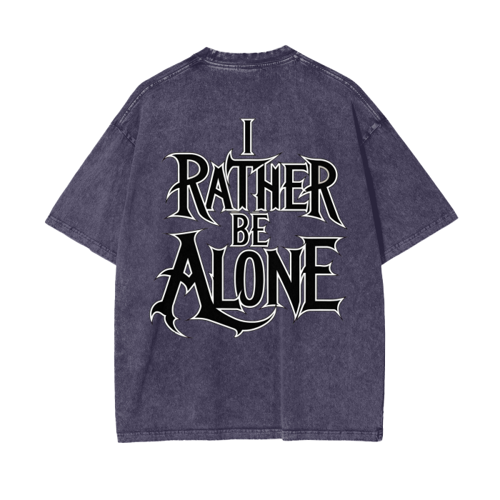 Aonaran Graphic Acid Wash Oversize T-Shirt