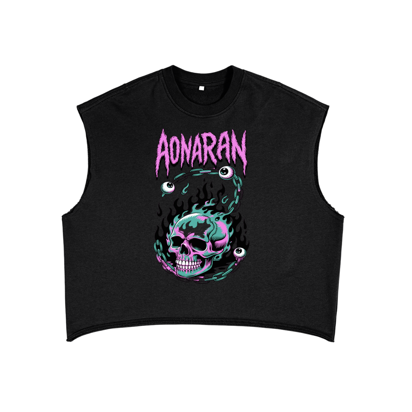 Aonaran 1 OFF French Terry Boxy Tank Top