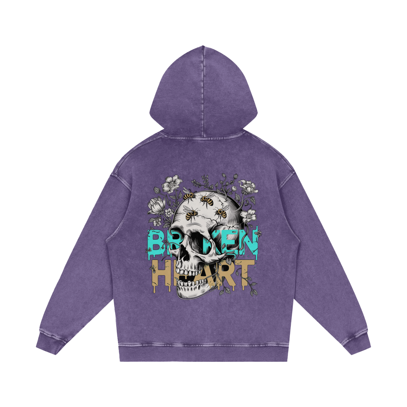 Aonaran 1 OFF Acid Wash Oversize Hoodie
