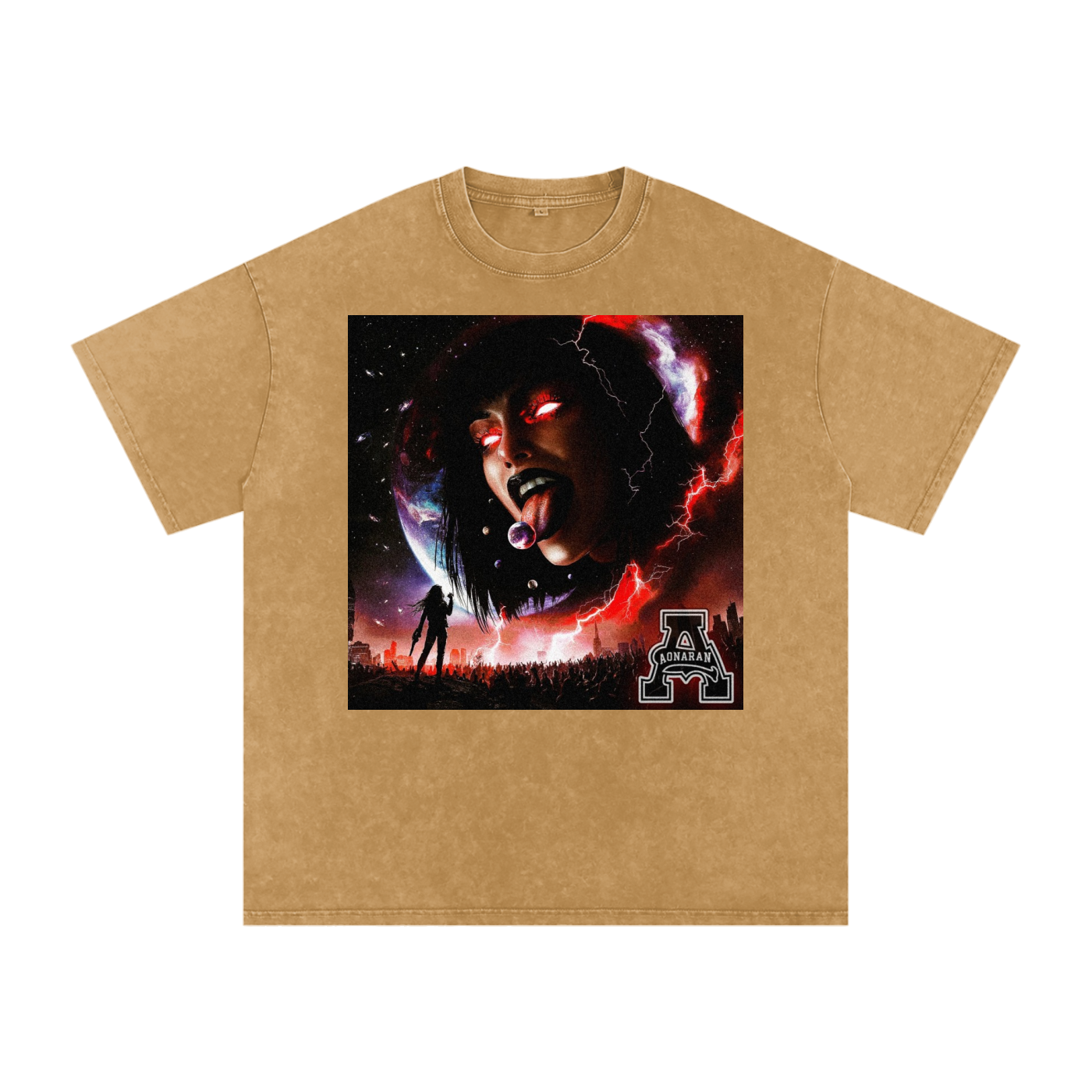Aonaran 1 OFF Acid Wash Oversize T-Shirt