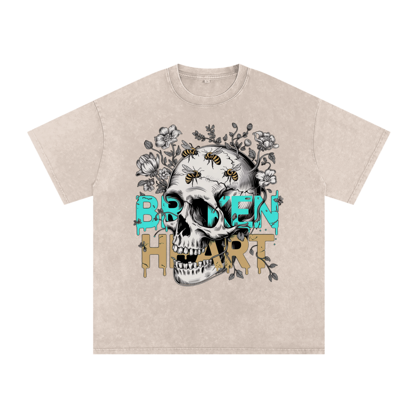 Aonaran 1 OFF Acid Wash Oversize T-Shirt