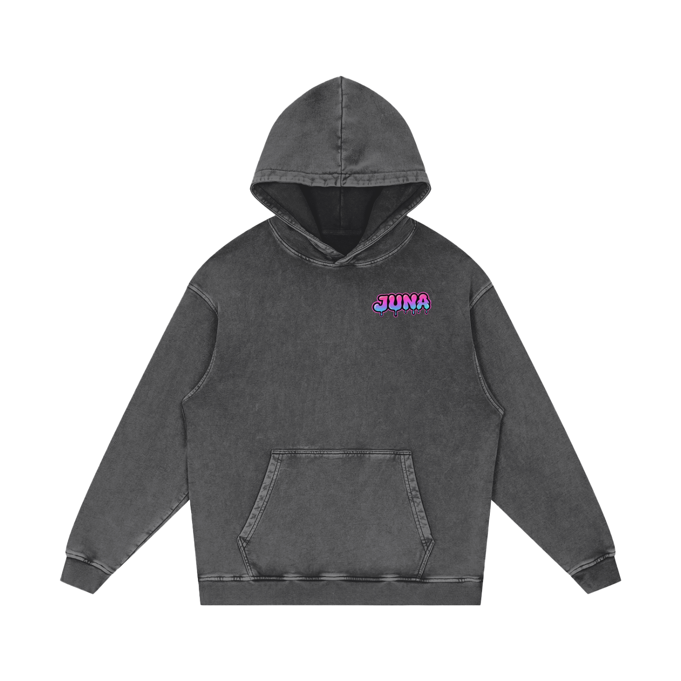 Juna Acid Wash Oversize Hoodie