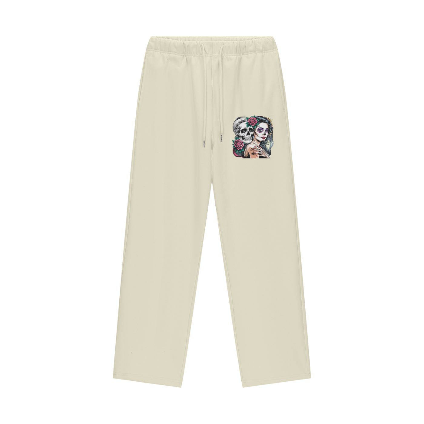 QueenSteph Fleece Lined Straight Leg Pants