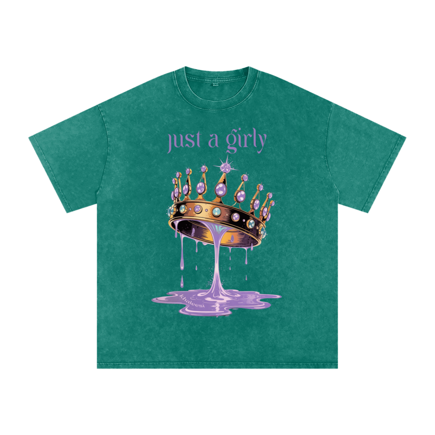 Khaleesi Acid Wash Oversize T-Shirt