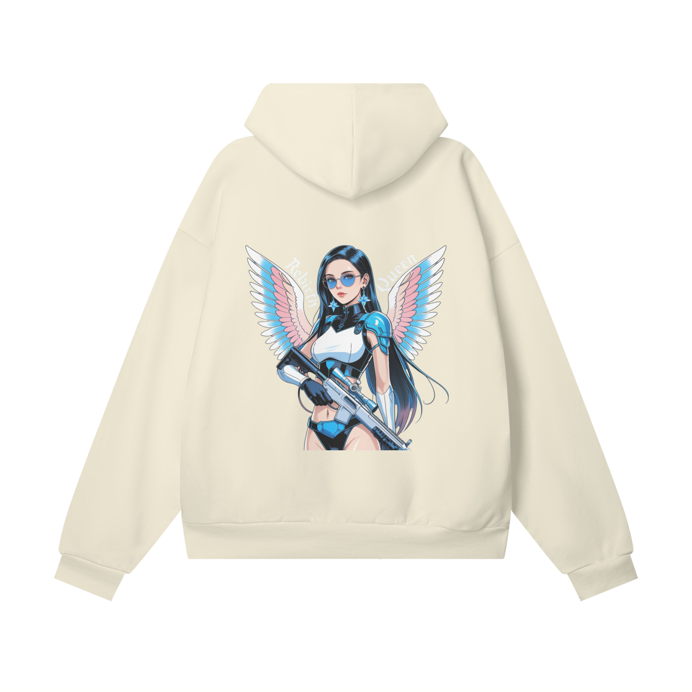 Livy J Oversize Heavyweight Hidden Pocket Fleece Hoodie