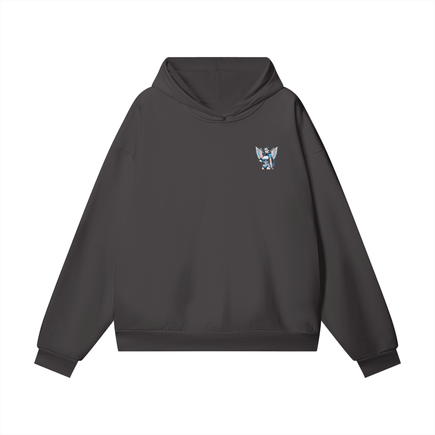 Livy J Oversize Heavyweight Hidden Pocket Fleece Hoodie