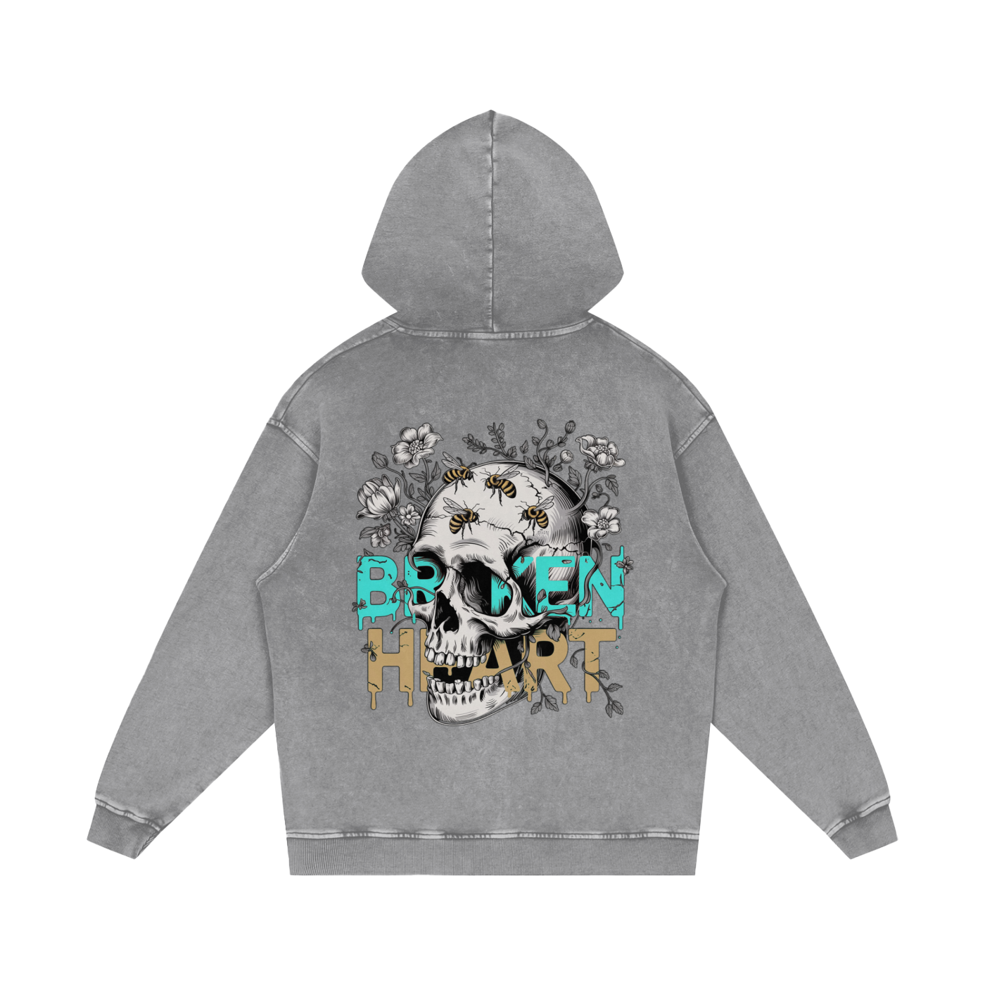 Aonaran 1 OFF Acid Wash Oversize Hoodie