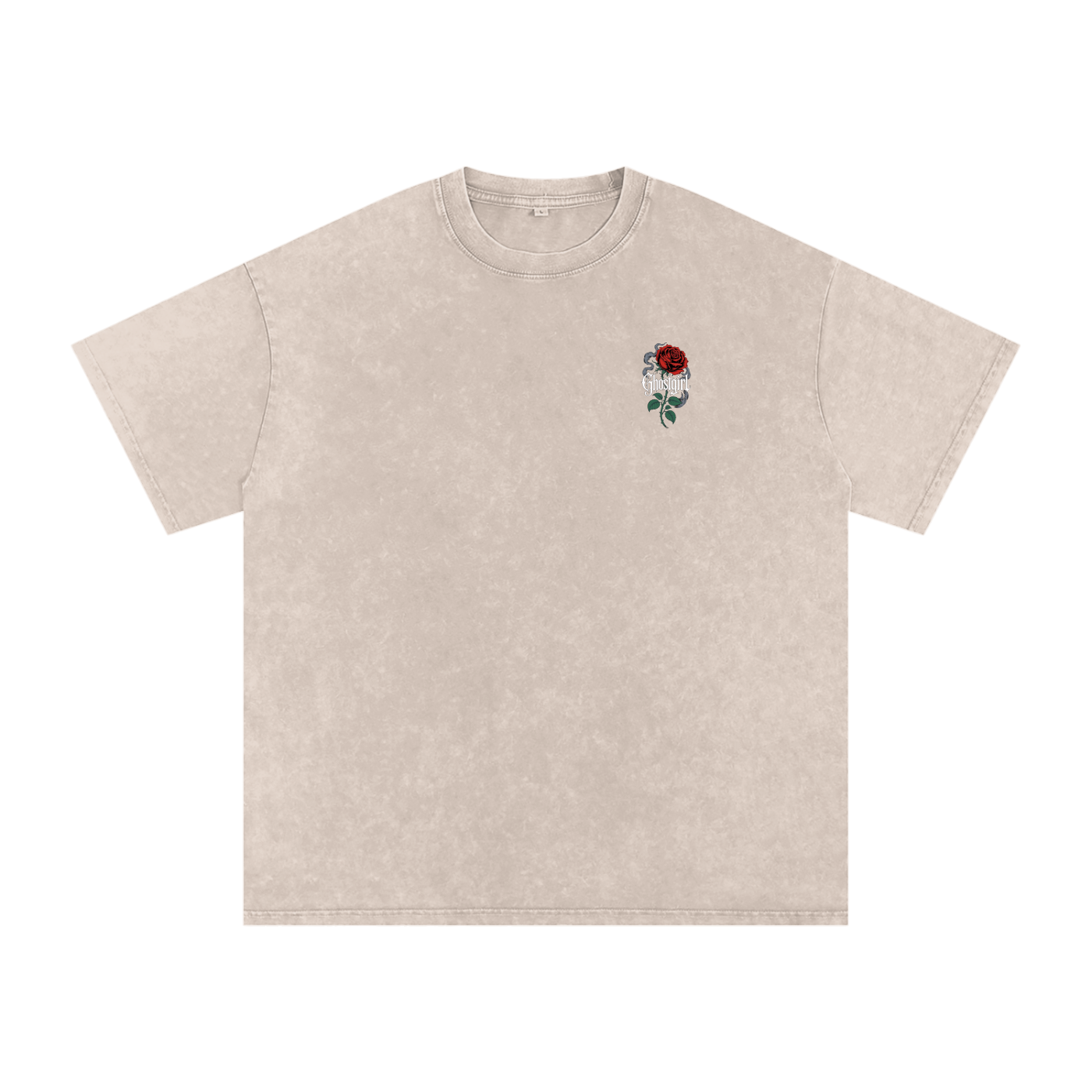 GhostGirlXoxx Acid Wash Oversize T-Shirt