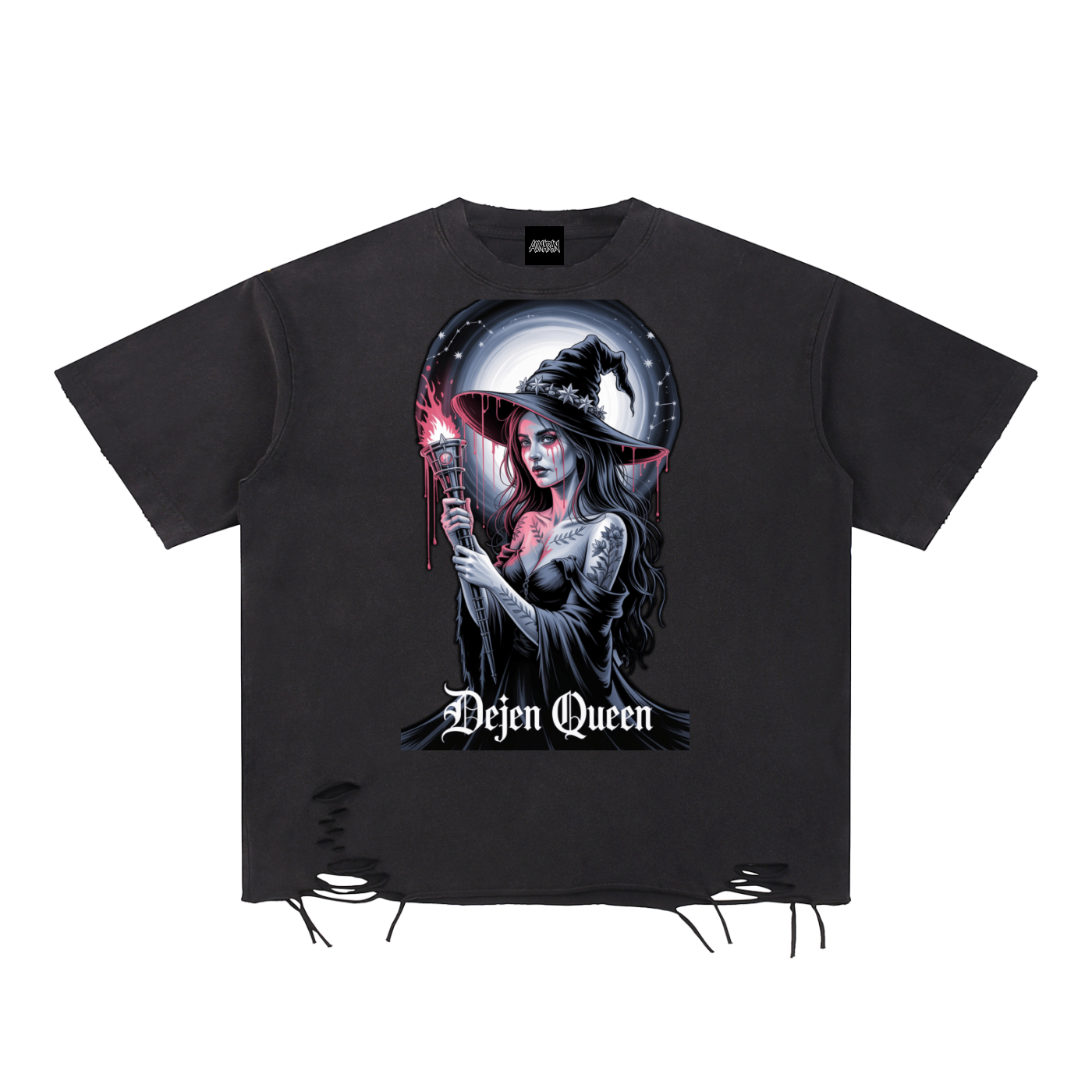 Dejen Season 3 Snow Washed Raw-Hem T-Shirt