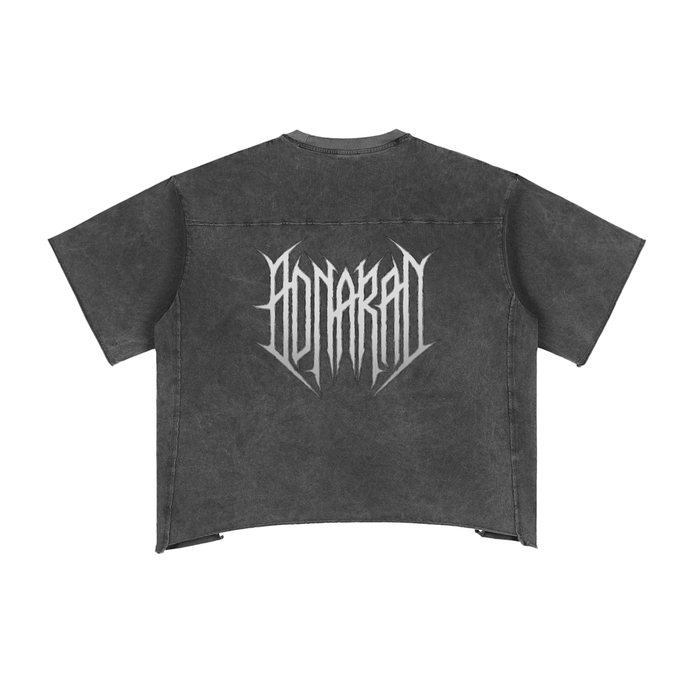Aonaran 1 OFF Raw Edge Snow Washed Boxy T-Shirt