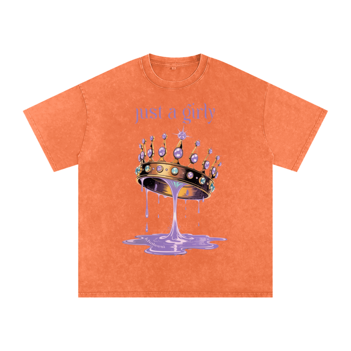 Khaleesi Acid Wash Oversize T-Shirt