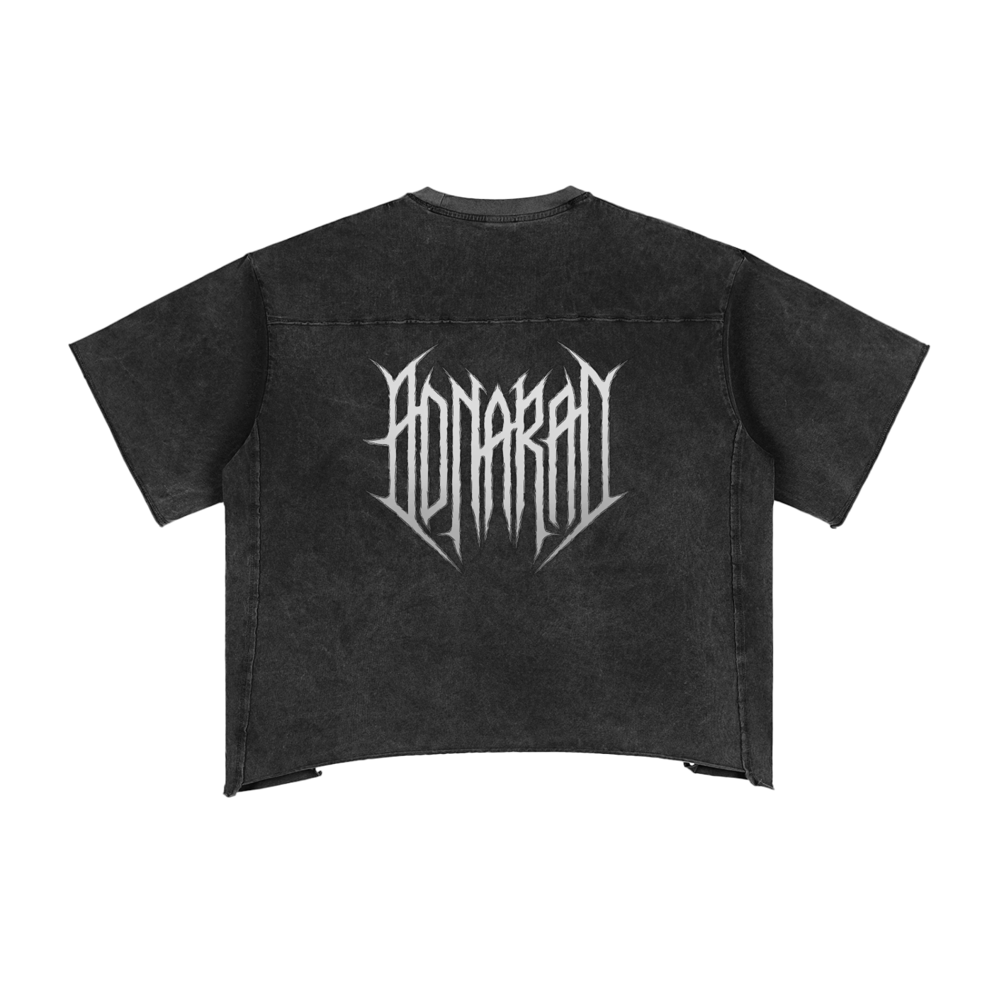 Aonaran 1 OFF Raw Edge Snow Washed Boxy T-Shirt