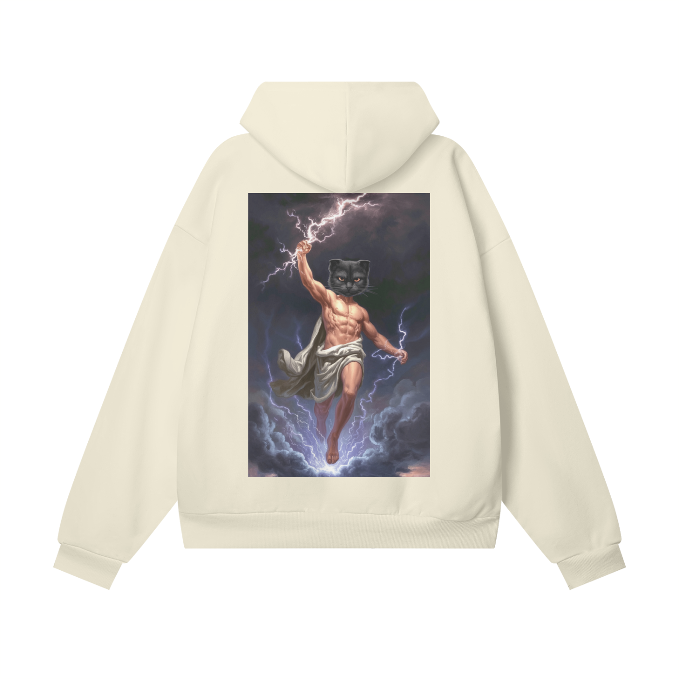ThunderBuddies Oversize Heavyweight Hidden Pocket Fleece Hoodie