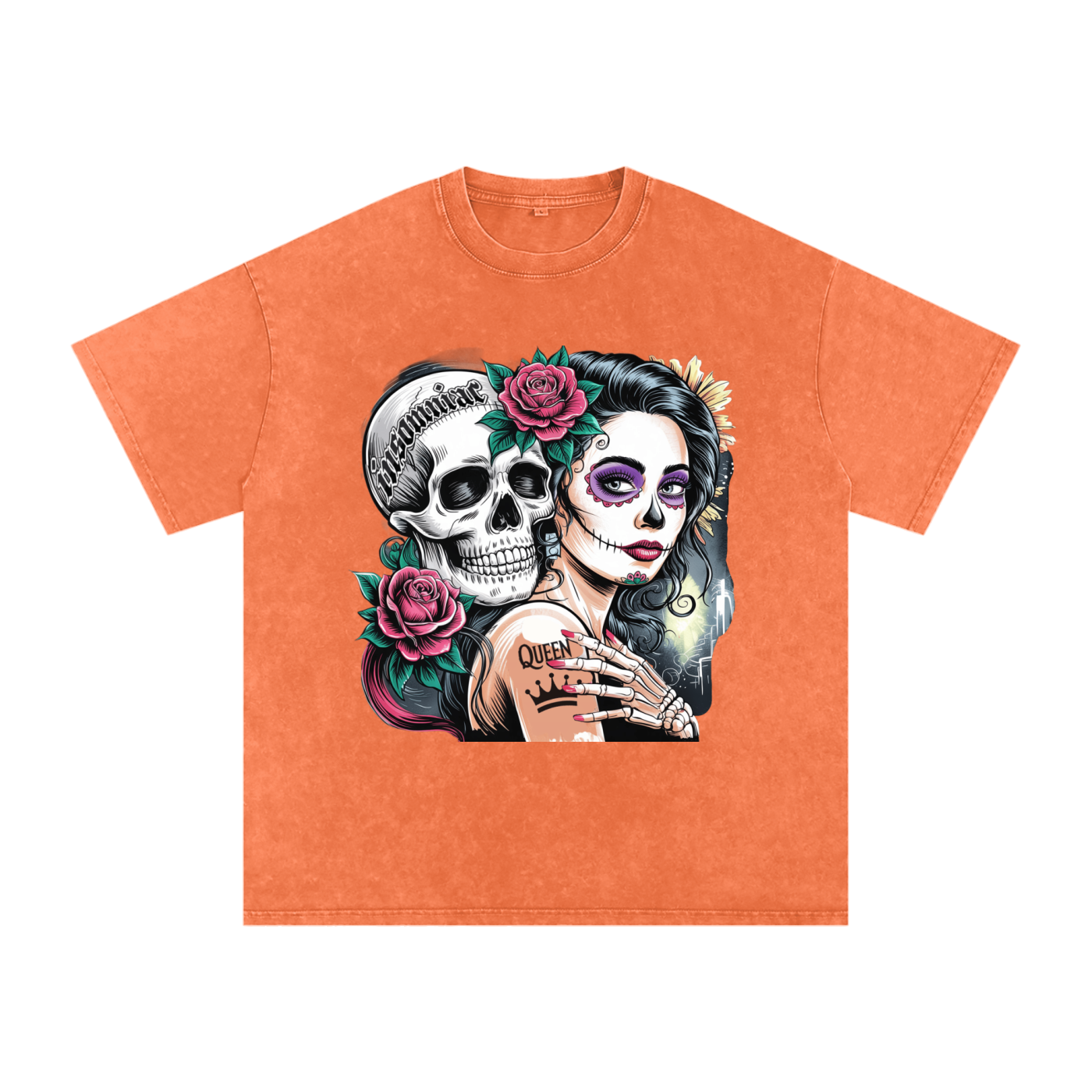 QueenSteph Acid Wash Oversize T-Shirt