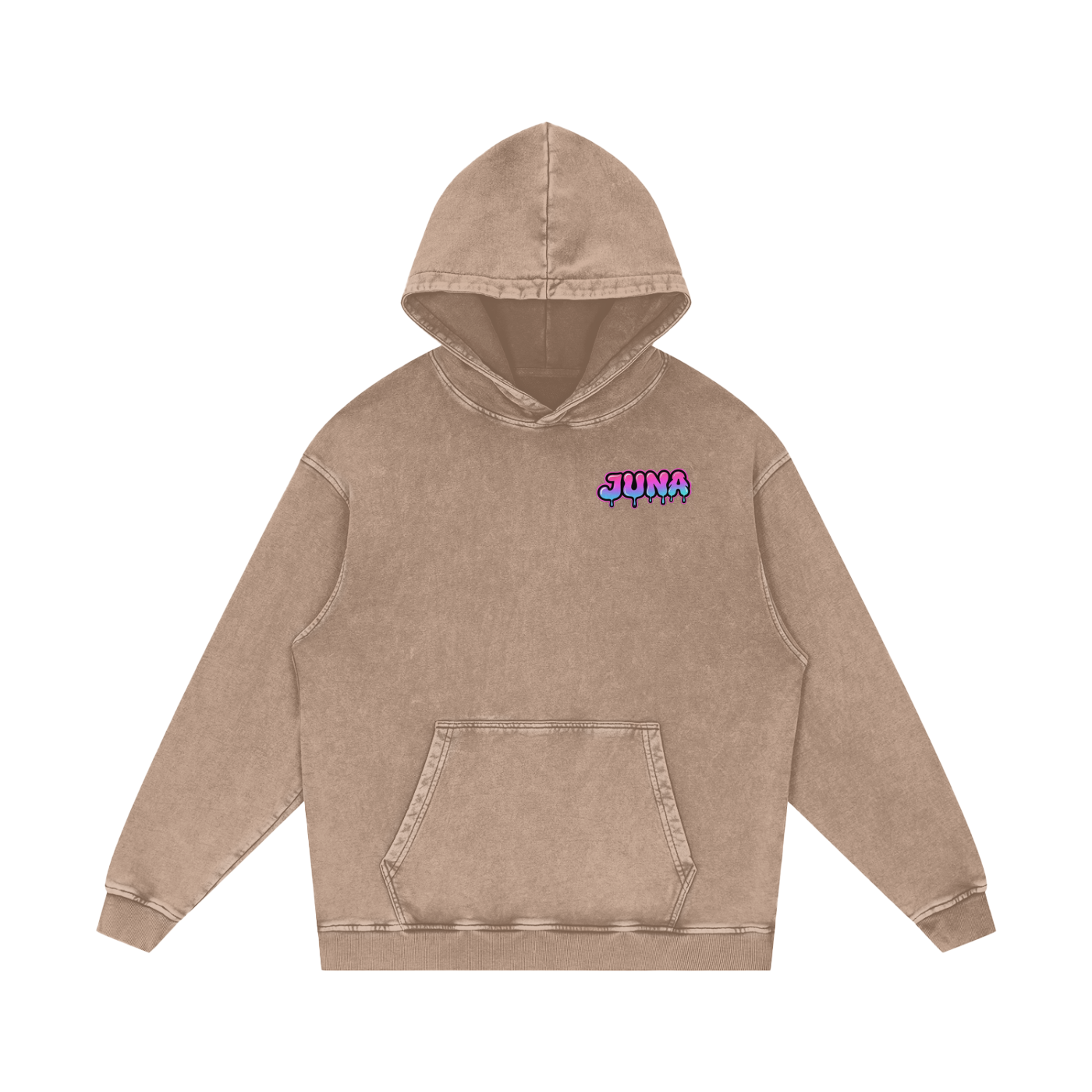 Juna Acid Wash Oversize Hoodie