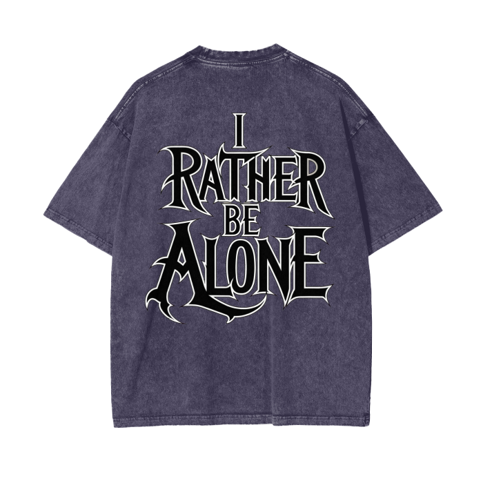 Aonaran Graphic Acid Wash Oversize T-Shirt