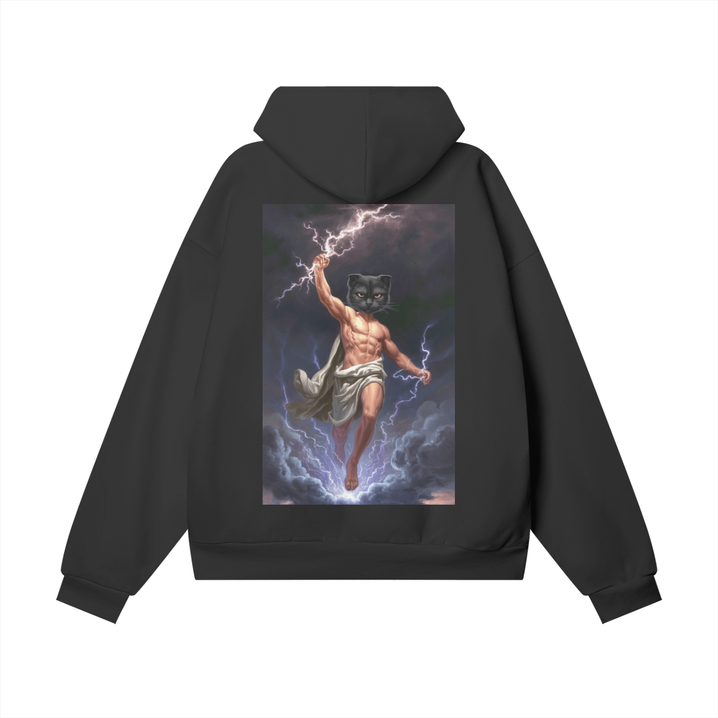 ThunderBuddies Oversize Heavyweight Hidden Pocket Fleece Hoodie