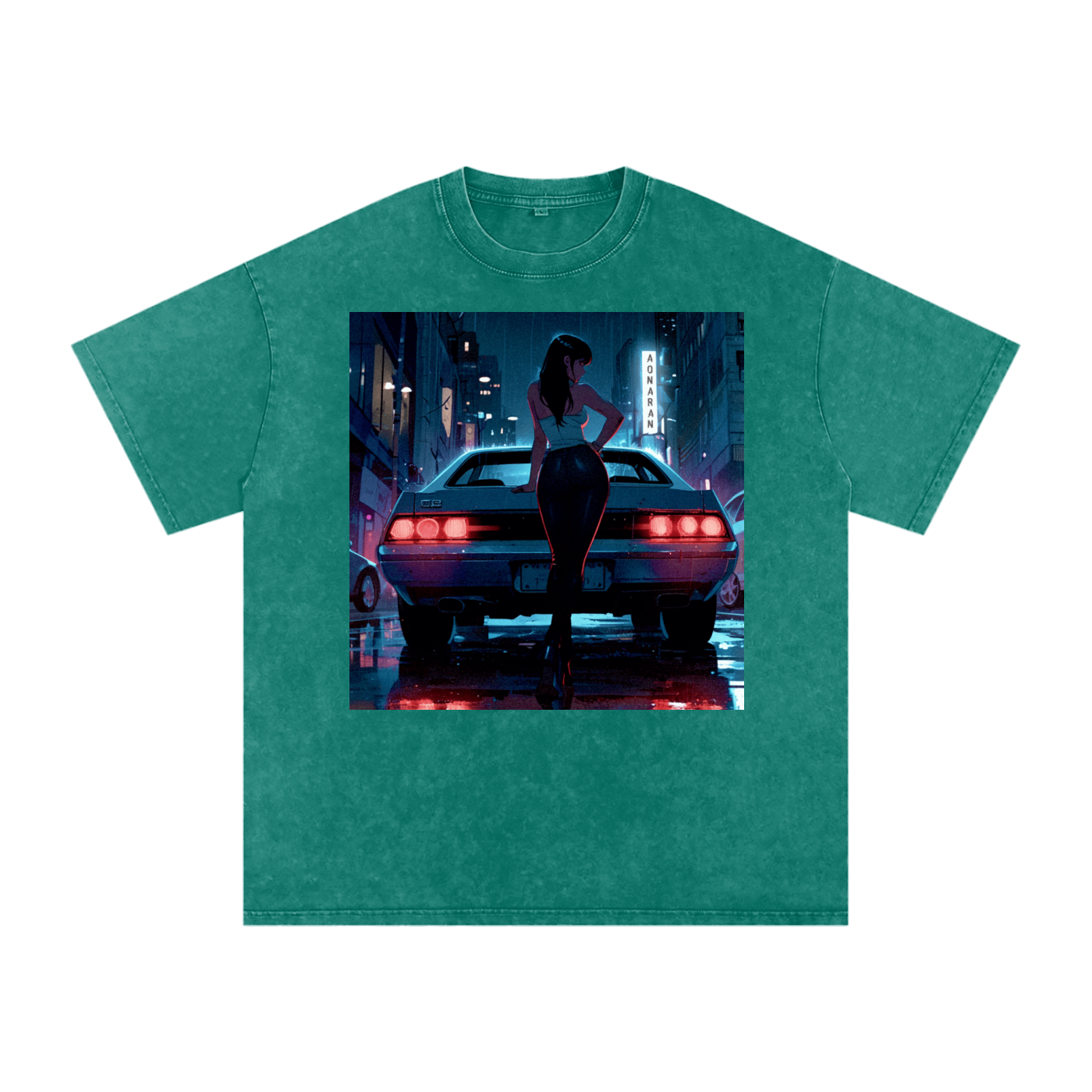 Aonaran 1 OFF Acid Wash Oversize T-Shirt