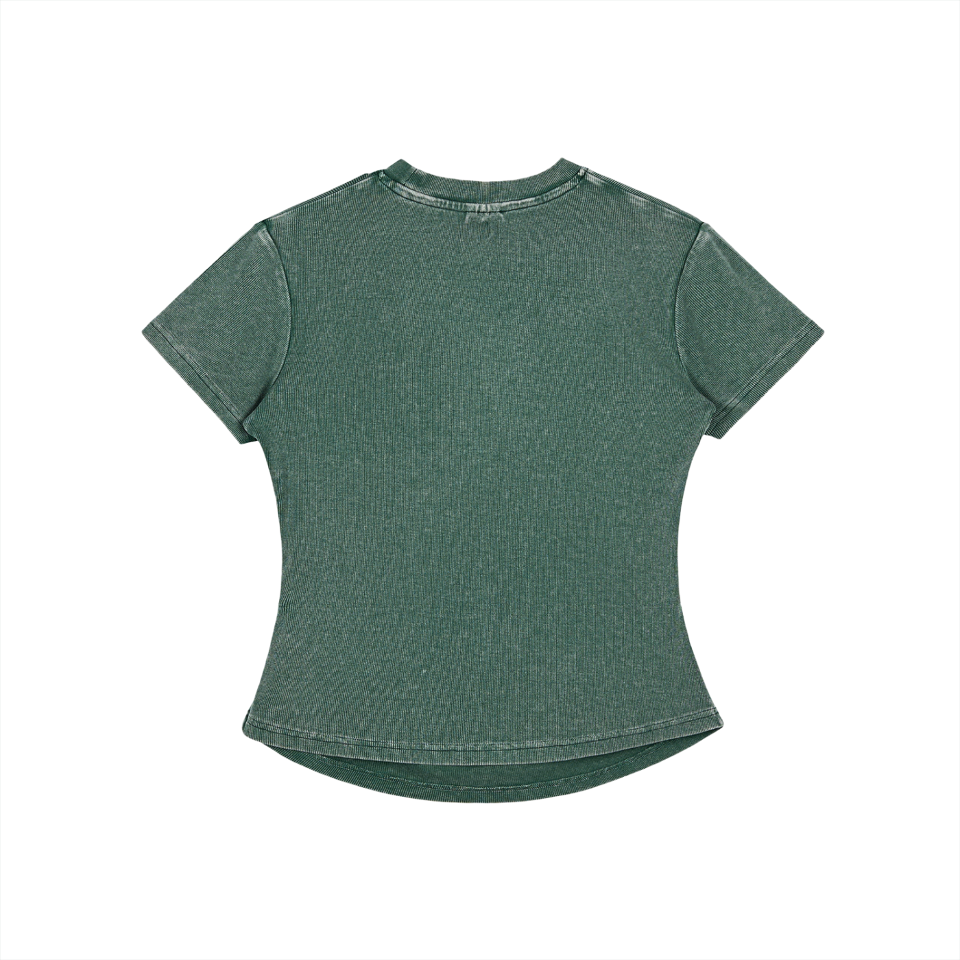 DIDI Season 2 Vintaged-Wash Bodycon Cotton T-Shirt