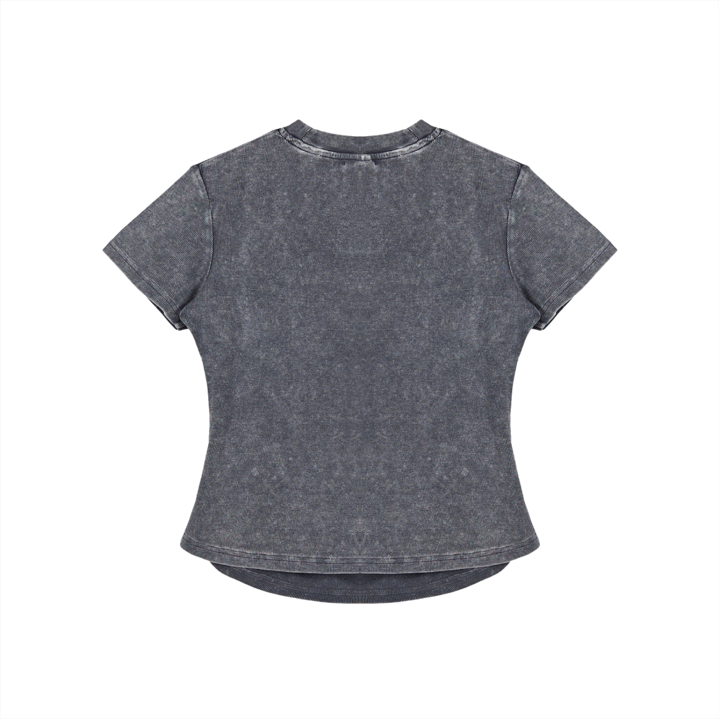DIDI Season 2 Vintaged-Wash Bodycon Cotton T-Shirt