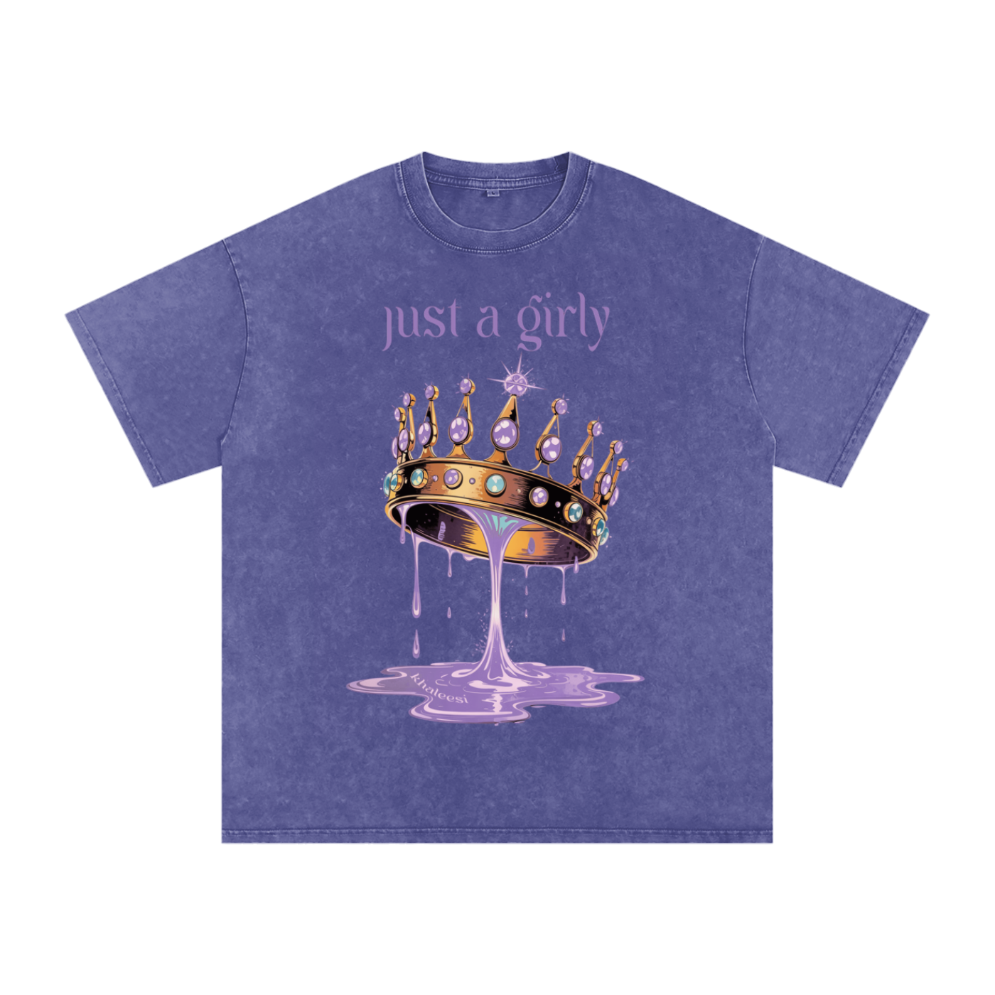 Khaleesi Acid Wash Oversize T-Shirt