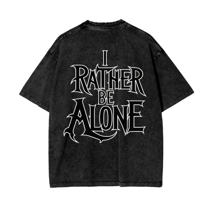 Aonaran Graphic Acid Wash Oversize T-Shirt