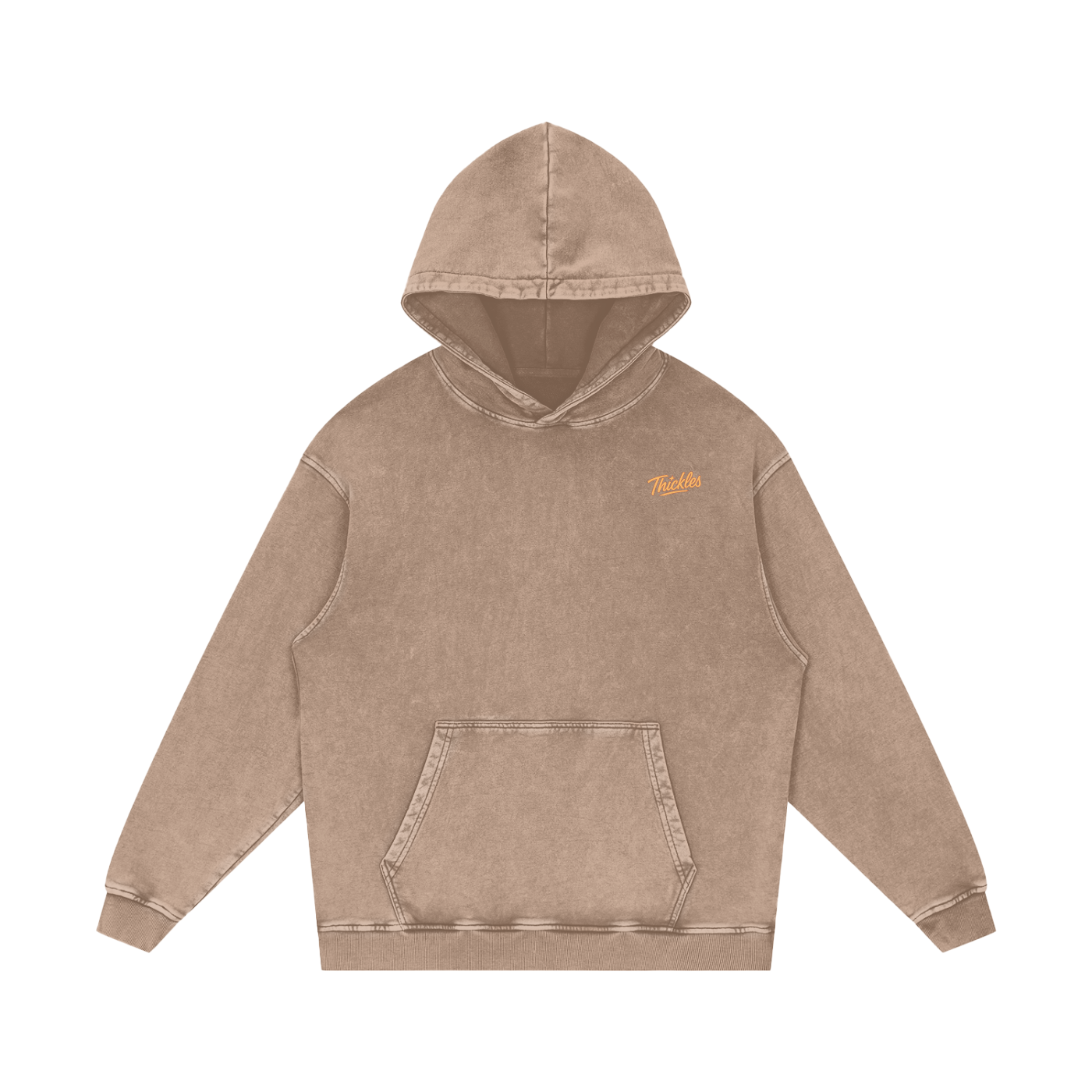 Thickles Acid Wash Oversize Hoodie