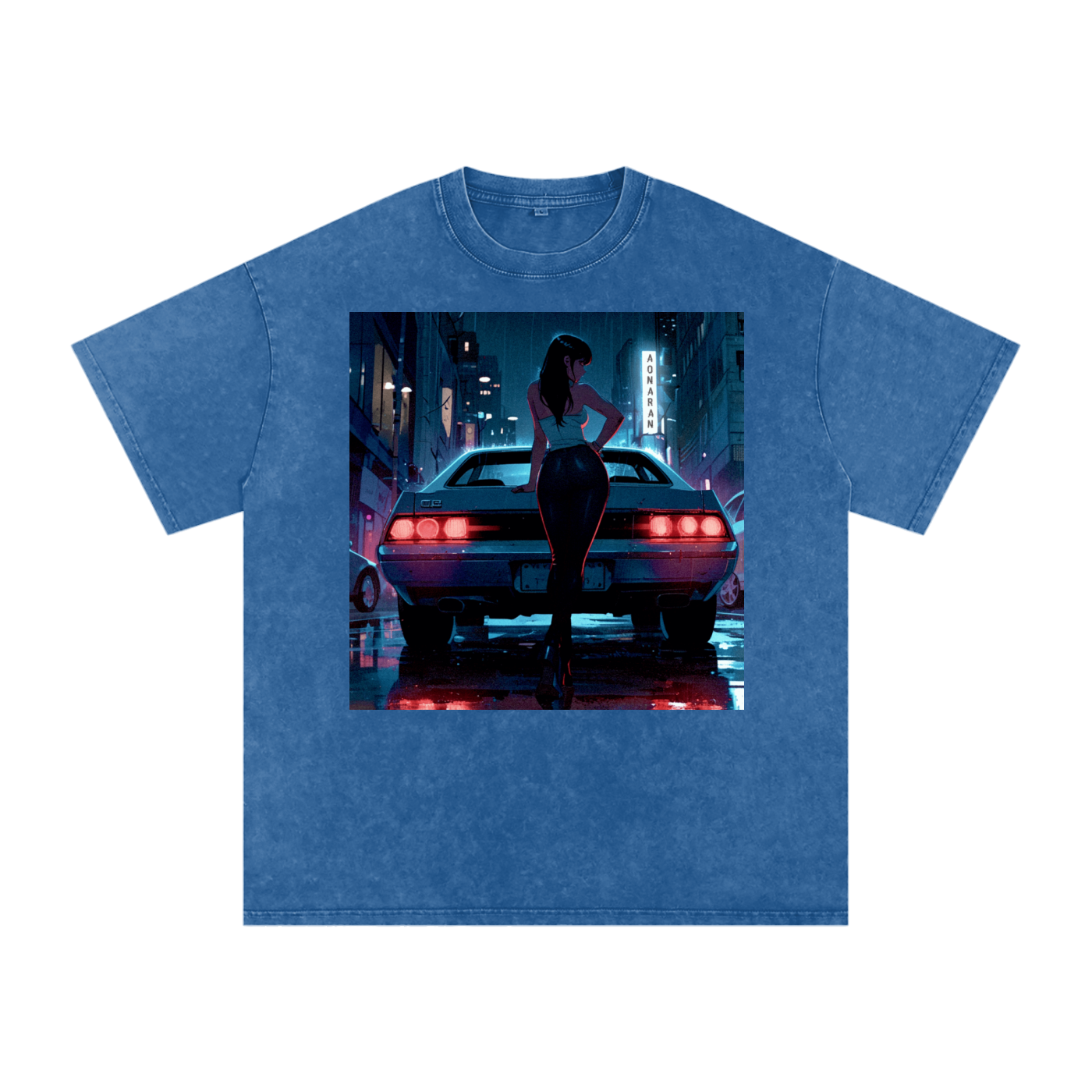 Aonaran 1 OFF Acid Wash Oversize T-Shirt