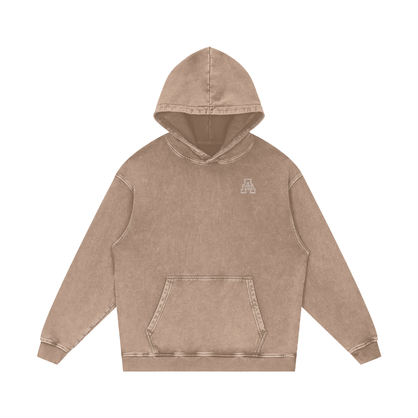 Allysinz Acid Wash Oversize Hoodie