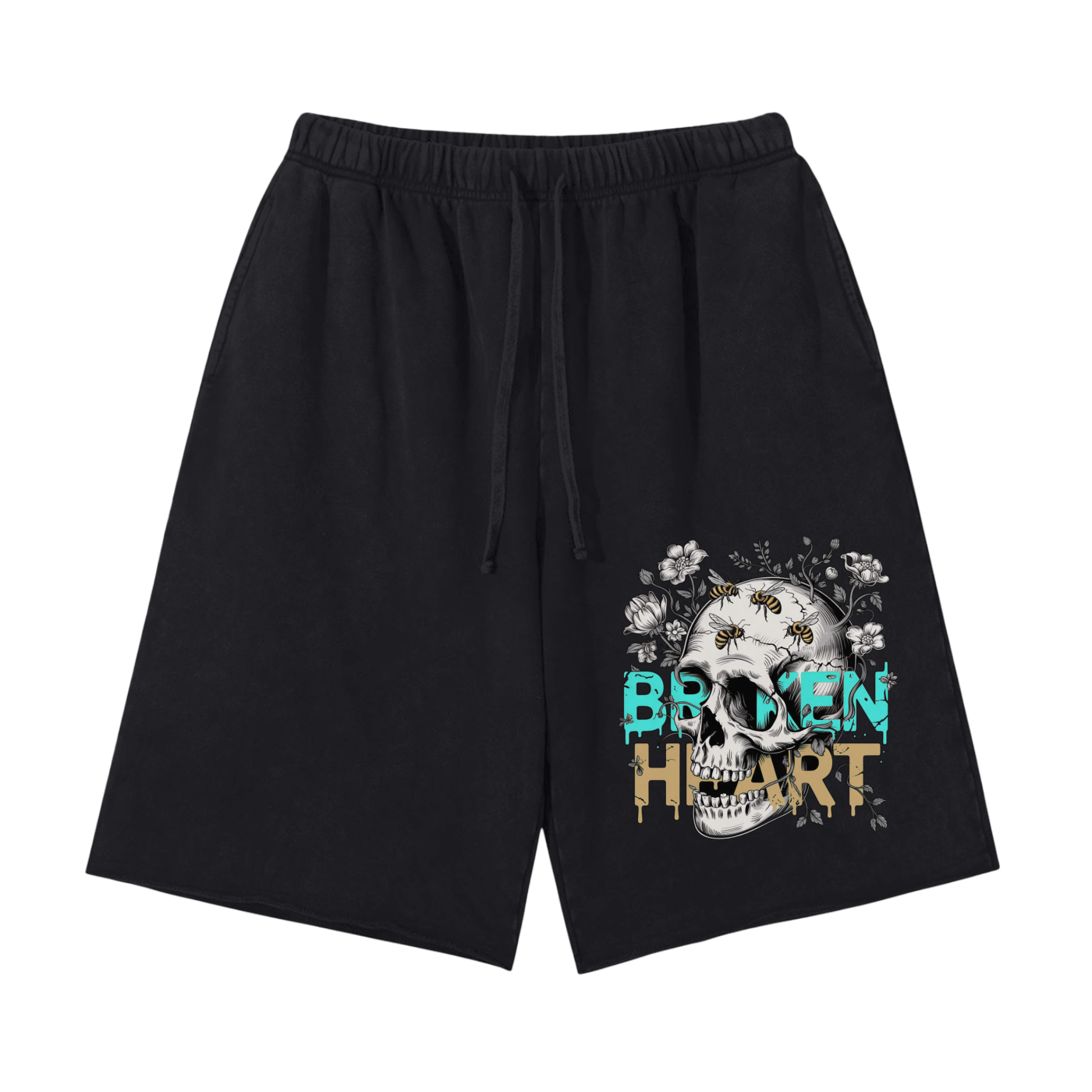 Aonaran 1 OFF Scattered Edge Vintage Washed Shorts