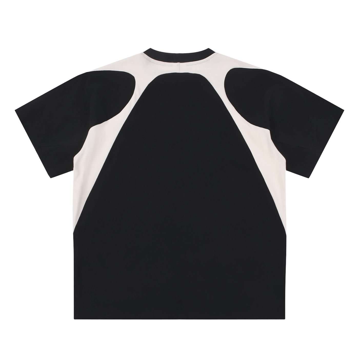 Aonaran Varsity Contrast Panel Cotton T-Shirt