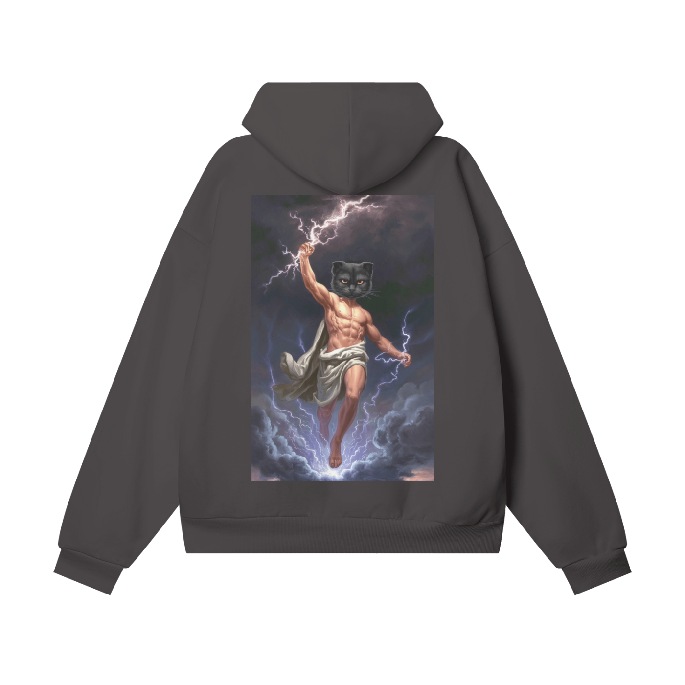 ThunderBuddies Oversize Heavyweight Hidden Pocket Fleece Hoodie