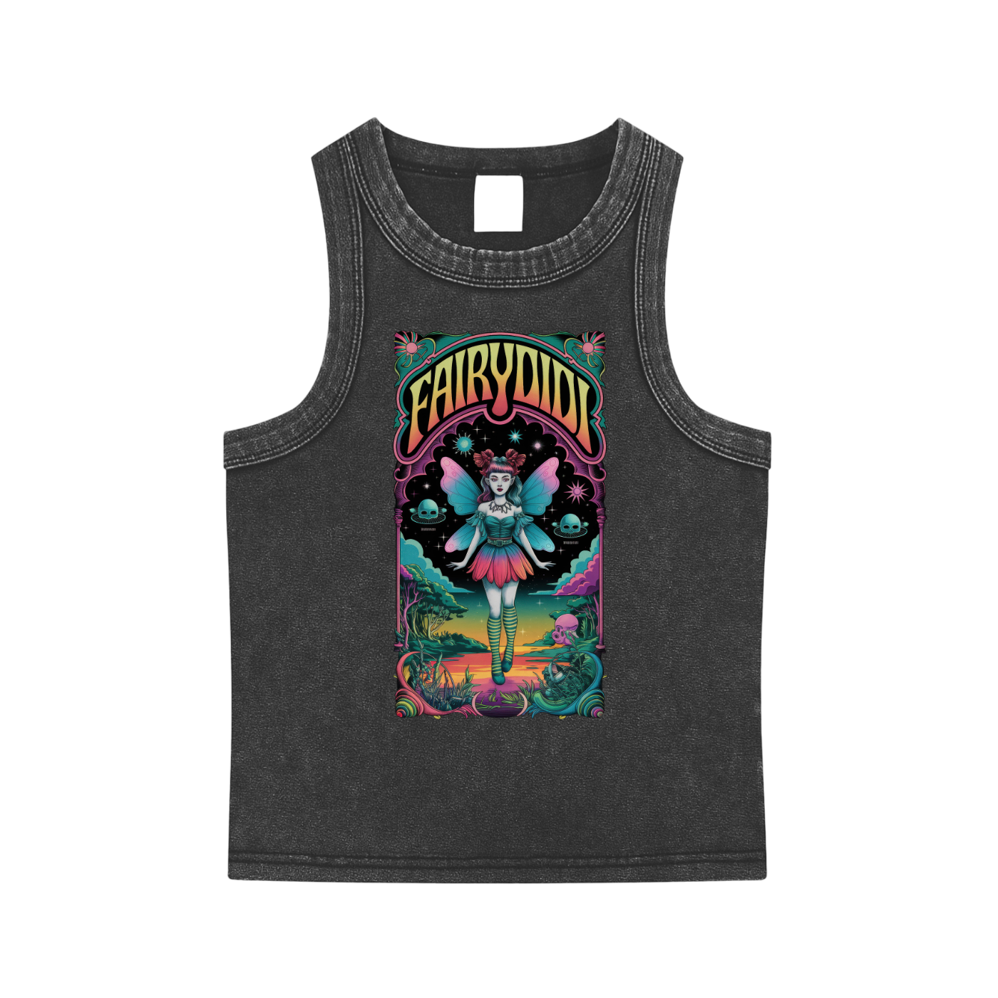 FairyDIDI Snow Washed Tank Top
